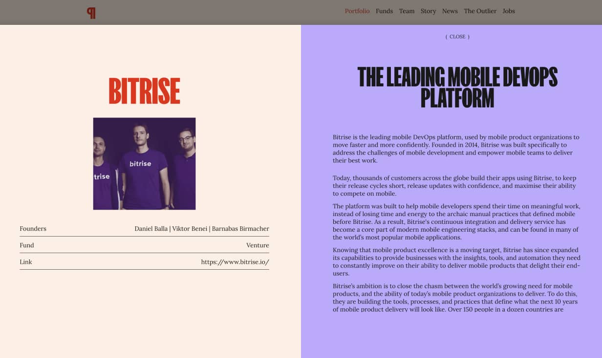Partech screenshot 2